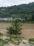 Floodwaters in Enshi