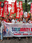 Student Hold Solidarity March For Bangladesh Students In India. 