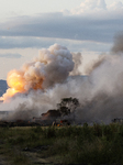 Explosion And Fire In Firework Warehouses In Bulgaria.