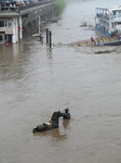 Pier Sculpture Flooded in Jilin