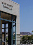 Table Mountain Appears In The Background Of The Butte County Courthouse, In Oroville, Calif., On Sunday, June 28, 2024.  