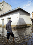 Heavy Rain Flood Houses In Nepal