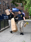 NYPD Crime Scene Investigates One Person Killed And One Person Injured In Shooting In Staten Island New York