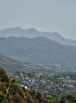 Smog Caused From Active Forest Fires Obscures The Town Of Dehradun