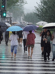 Torrential Rain Hits Beijing, China.