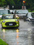 Flooding In Washington DC And Tropical Depression Debby Passes The City.