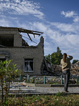 Hospital in Donetsk region destroyed by Russian troops.