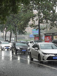 Rain Hit Beijing.