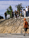 Construction of underground school in Zaporizhzhia region.