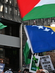 Protesters Demonstrate On The March Of The Eve Of The Democratic National Convention In Chicago Illinois