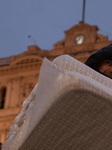 Social And Political Organizations Held A "Colchonazo" In Plaza De Mayo In Buenos Aires