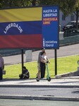 Billboard Supporting Venezuela In Lisbon. 