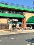 Car Crashes In Washington DC Parking Garage.