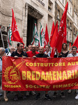 Italian Bus Industry Workers Protest In Rome