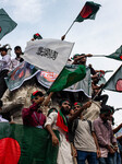 Thousands Of People Join 'Shahidi March' In Dhaka