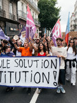  Demonstration In Nantes Against Emmanuel Macron's ‘coup De Force