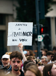 Demonstration In Rennes Against Emmanuel Macron's ‘coup De Force