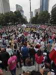 March For Mexican Democracy Against Judicial Reform