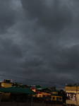 Rain Clouds In Skyline Of Siliguri