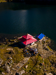 Aerial View Of The First Timbung Pokhari Trail Run Competition In Taplejung, Nepal.