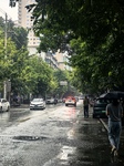 Rare Rain in Chengdu.