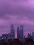 Typhoon Bebinca Approaches Shanghai, China.