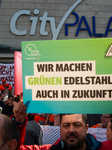 Steel Workers Protest During The National Steel Summit In Duisburg