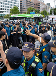 Progressive Union Of Korean University Students Stages Surprise Sit-in Protest