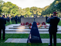 Airborne Memorial Service Held At War Cemetery, In Oosterbeek.