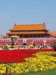 Tian 'anmen Square Decorated to Celebrate National Day.