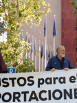 Unión De Uniones De Agricultores Y Ganaderos Will Hold A Rally In Front Of The European