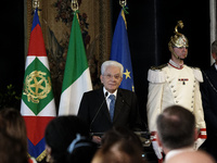 The Return Ceremony Of The Flag Of The Italian Athletes Returning From The Paris 2024