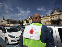 Protest Of Driving Instructors In Sofia.