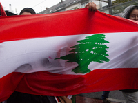 Protest Over Israeli Attacks On Lebanon In Bonn