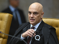 Brazilian Supreme Court Justice Alexandre De Moraes Analyzes The Unblocking Of Platform X In Brazil.