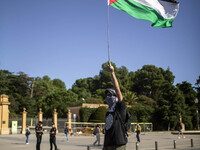 General Strike In Barcelona, In Solidarity With Palestine.