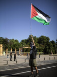 General Strike In Barcelona, In Solidarity With Palestine.