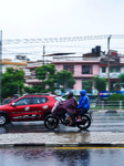 Heavy Rainfall In Kathmandu, Nepal.