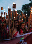 Protest Of Hindu Community In Dhaka