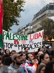 Rally In Solidarity With Lebanon And Palestine In Paris