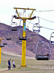 Qilian Mountain Ski Resort in Zhangye.