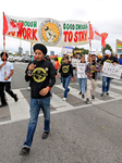 International Students Protest In Brampton, Canada, On September 28, 2024.