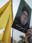 Iran Reaction Protest Against Killing of Hassan Nasrallah