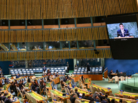 Thailand Foreign Minister Maris Sangiampongsa Addresses The UN General Assembly