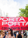 Manifestation Casas Para Viver In Lisbon, Portugal