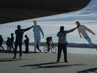 Collective Kite Flight In Santander