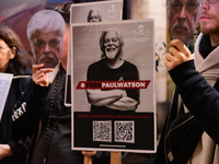 Protesters For The Release Of Paul Watson