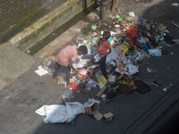 Rag Picker Childs Collects Household Wastages