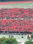 Chinese Celebrate National Day in Suqian.