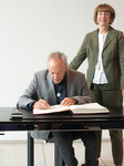 Actor Udo Kier Signs On Golden Book In Cologne Town Hall